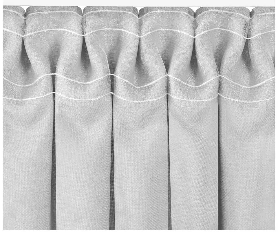 Kremowa zasłona 220x245 cm Carmena – Homede