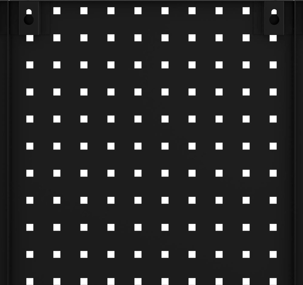 Tablica narzędziowa metalowa czarna, 1200x600x10 mm: PAULA All Black