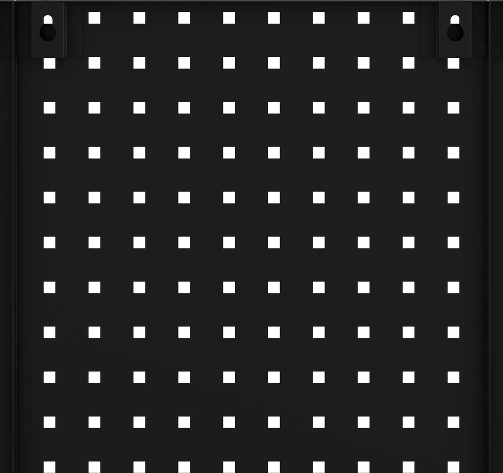 Tablica narzędziowa PAULA, 1200 x 600 x 10 mm, All Black: czarna