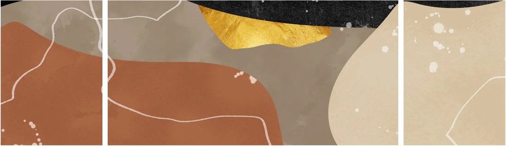 Obraz - Abstrakcja (170x50 cm)