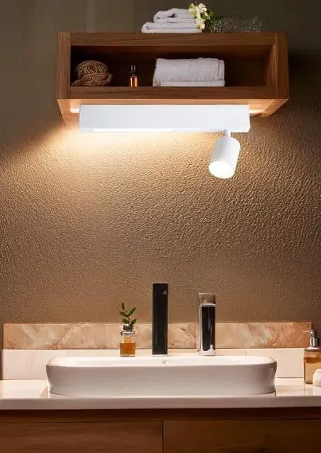 Regulowana biała lampa sufitowa led - K579- R0-M43