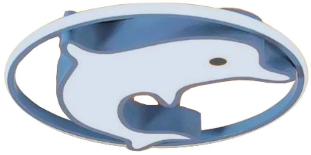 Plafon lampa LED sufitowa AT90-DELFIN BLUE