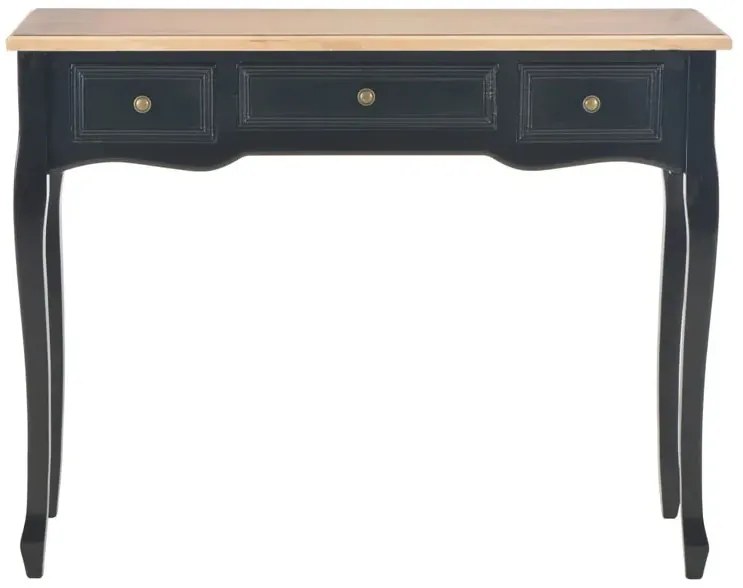 Czarna konsola z szufladami A4-K84