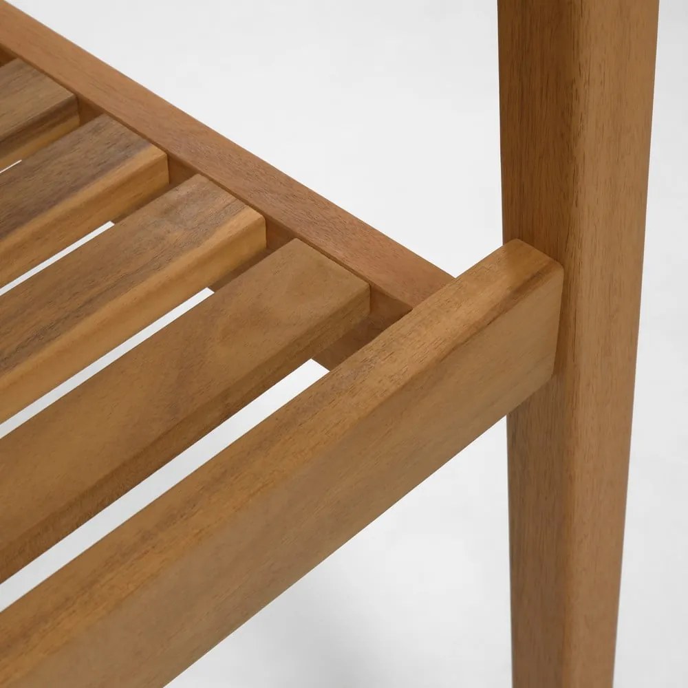 Drewniane krzesło ogrodowe w naturalnym kolorze Hanzel – Kave Home