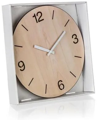 Zegar ścienny Wood, śr. 31 cm