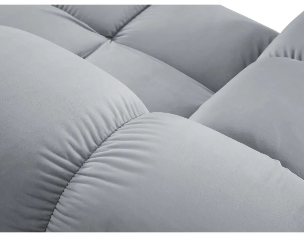 Jasnoniebieska aksamitna sofa 191 cm Bellis – Micadoni Home