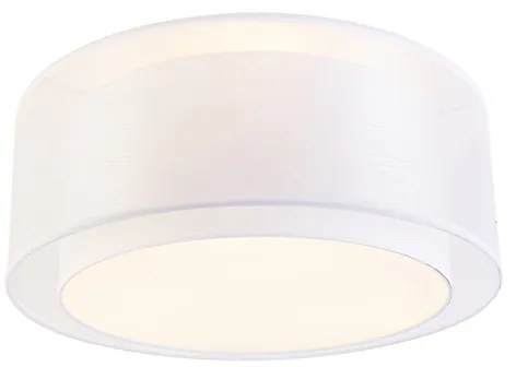 Nowoczesna lampa sufitowa biała 50 cm 3-światła - Drum Duo