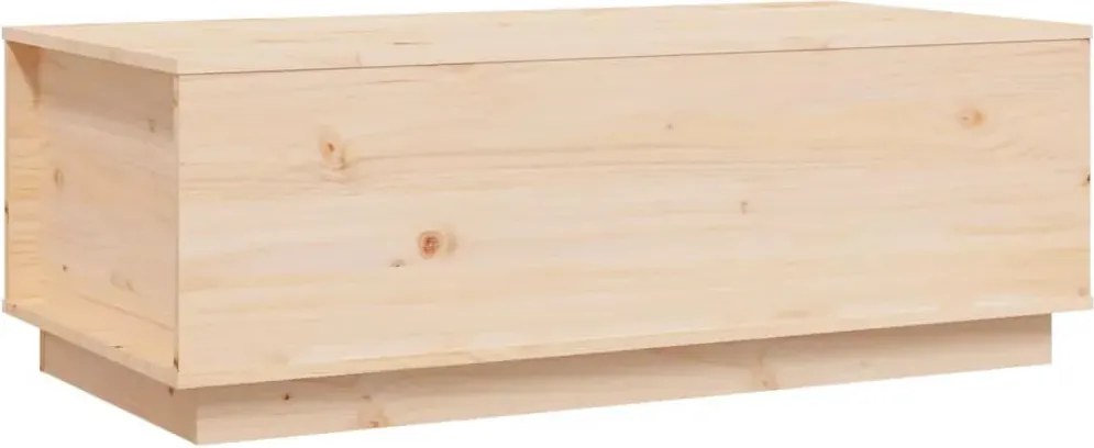 Naturalna drewniana ława ze schowkiem A2-A39