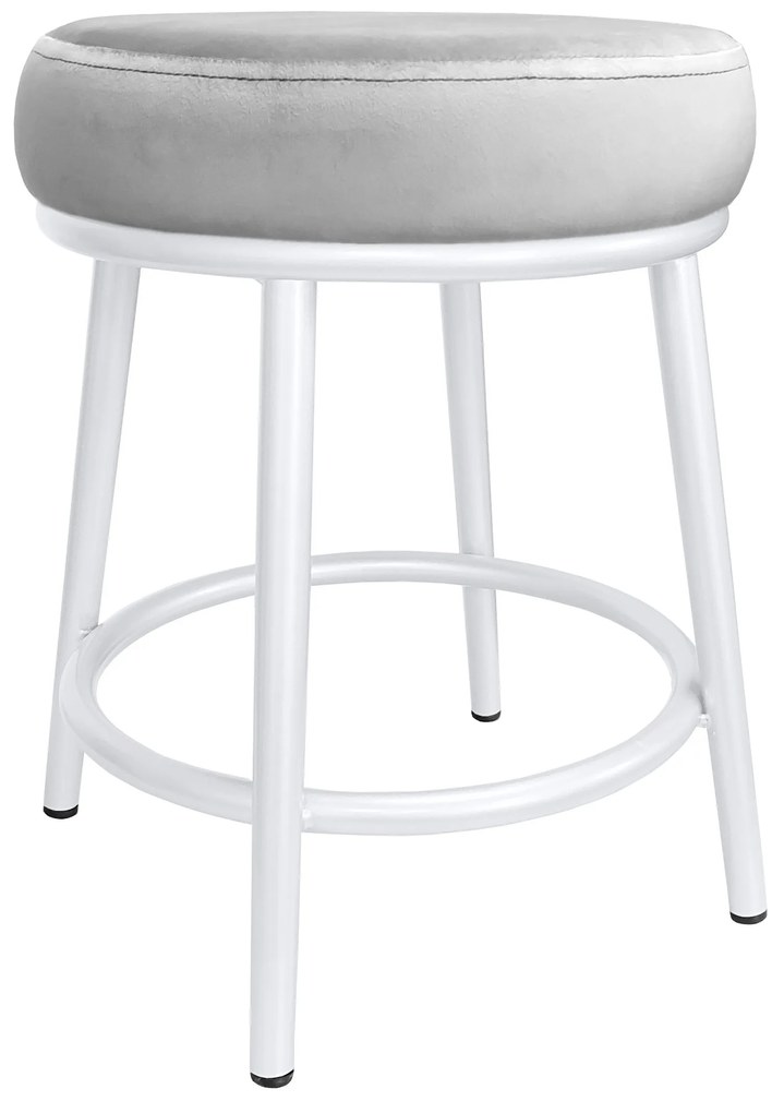 Taboret Ben noga metalowa biała MG39