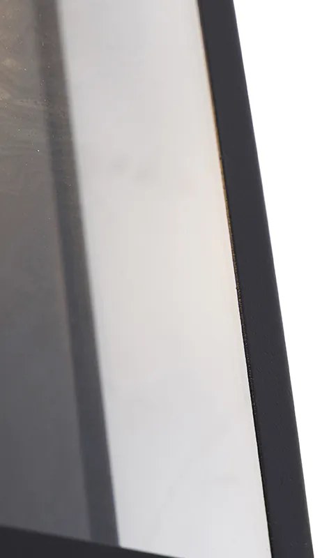 Industrialna lampa ścienna zewnętrzna czarna IP44 ze szkłem - Rotterdam