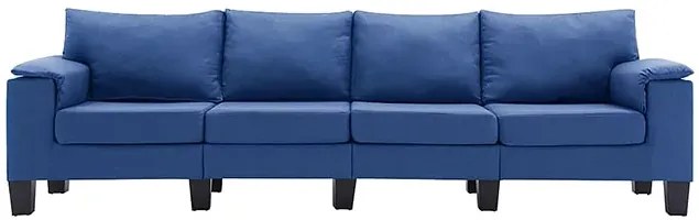 Czteroosobowa ekskluzywna niebieska sofa - Ekilore 4Q