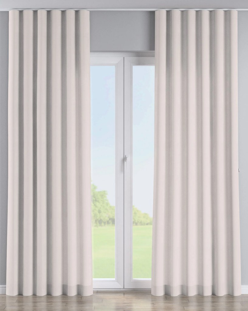 Zasłona na taśmie wave kolor kremowy