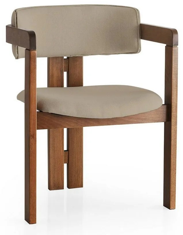 Krzesło do jadalni CO Mink and Walnut