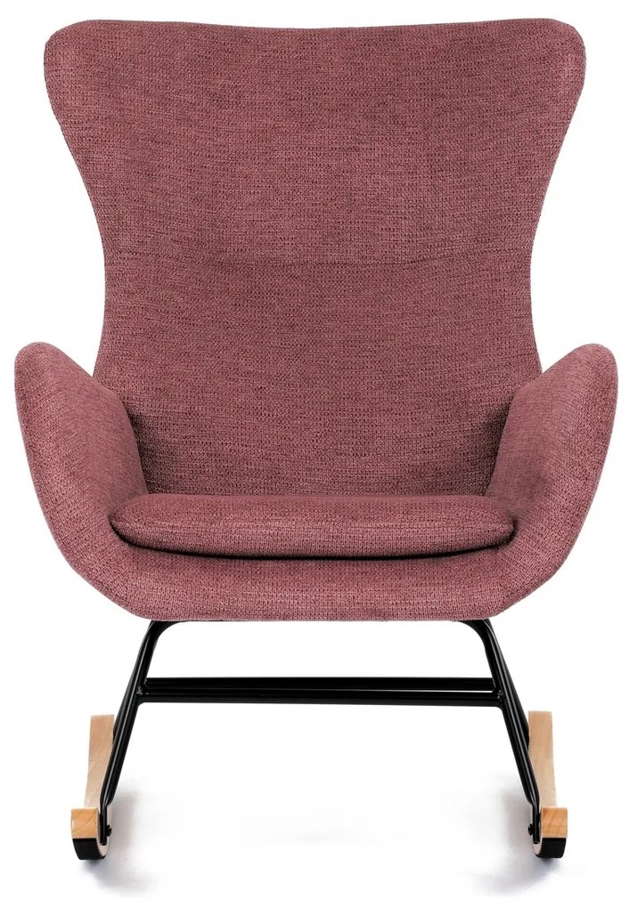 Fotel bujany PINK2, różowy