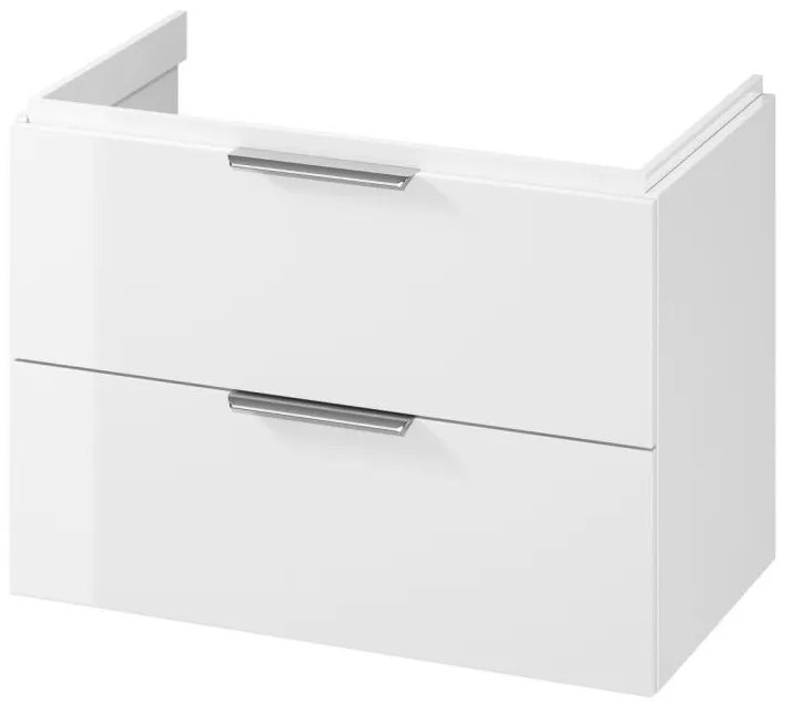 Cersanit S598-048-DSM- Wisząca szafka łazienkowa pod umywalkę MALIKA 80x45 cm biała