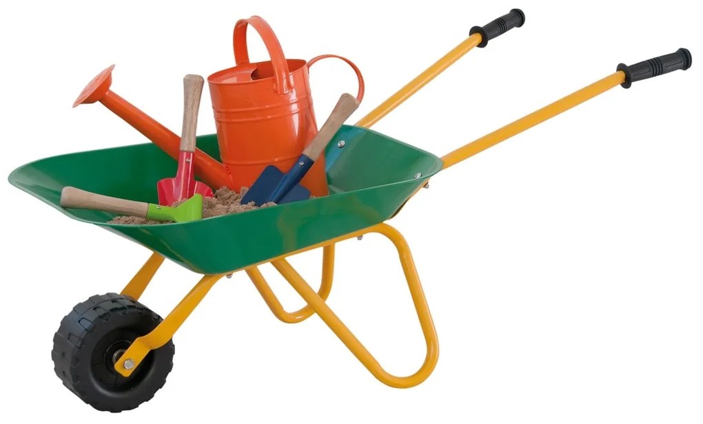 Woody Taczki metalowe 77 x 75 x 32 cm, zielony
