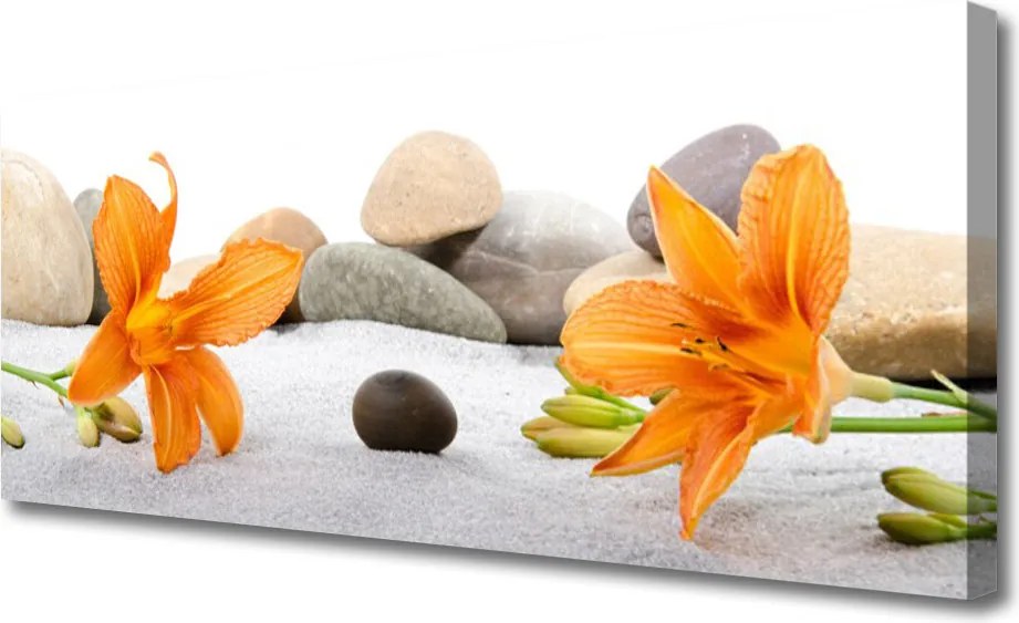 Obraz canvas Artystyczna Interpretacja Lilii