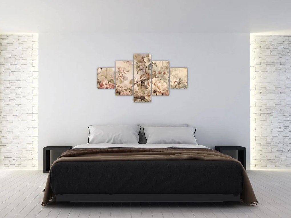 Obraz - Obraz ptaka w stylu vintage (125x70 cm)