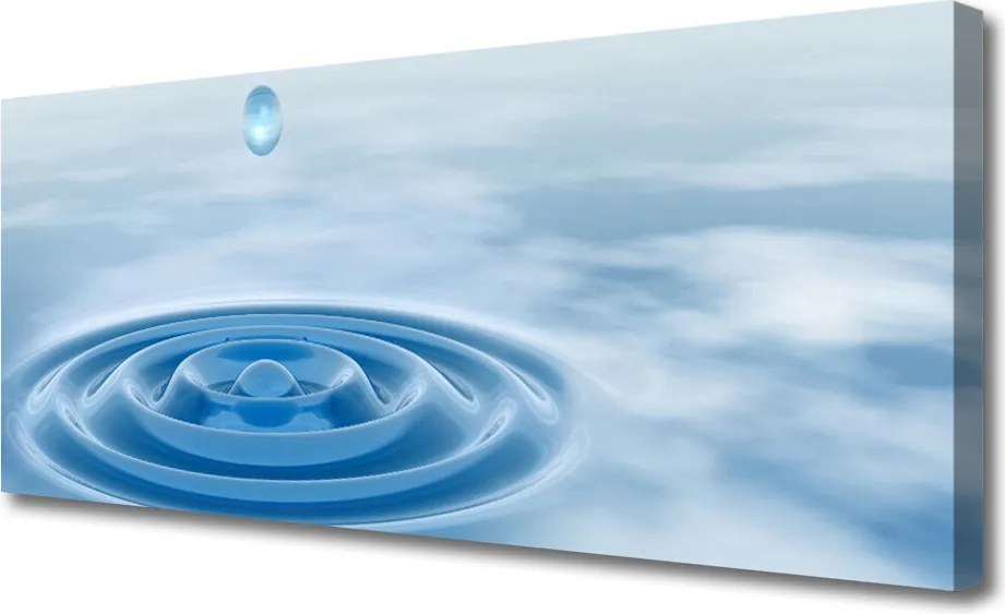 Obraz na płótnie Abstrakcyjna Głębia Błękitu