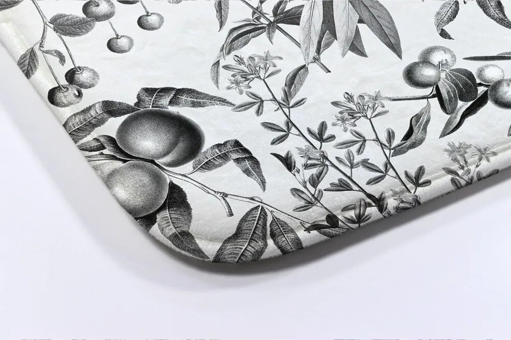 Dywanik antypoślizgowy do łazienki Dywanik antypoślizgowy do łazienki Roślinny wzór