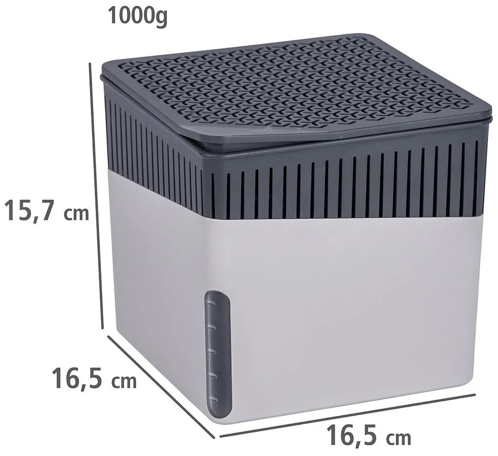 Pochłaniacz wilgoci, osuszacz adsorpcyjny + wkład 1 kg, elegancki osuszacz do pomieszczeń, WENKO