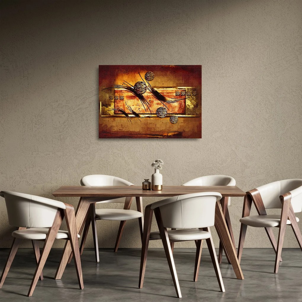 Obraz na szkle abstrakcji (70x50 cm)
