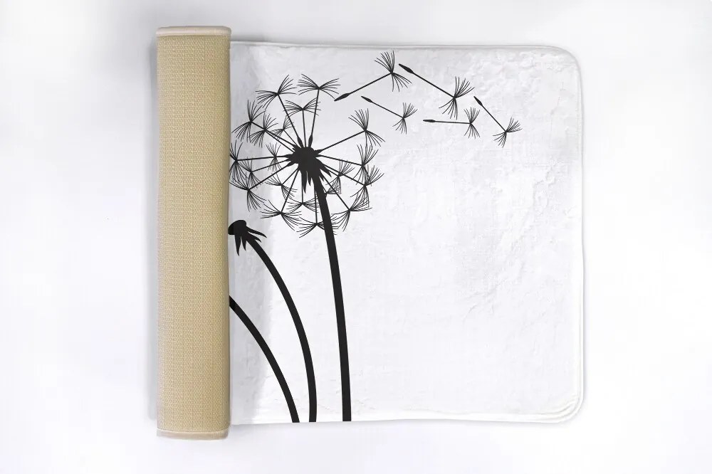 Dywanik łazienkowy Dywanik łazienkowy Dmuchawiec Kwiaty