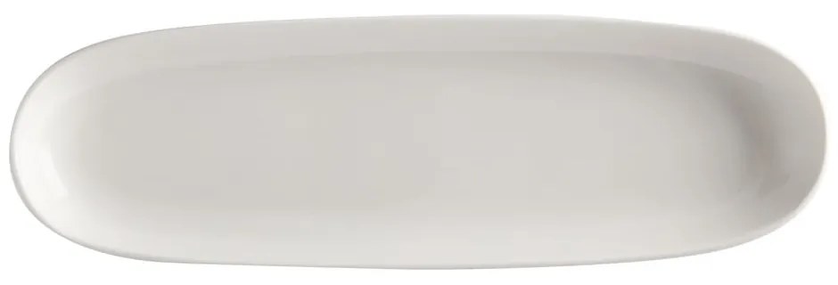 Biały porcelanowy talerz Maxwell &amp; Williams Basic, 40x12,5 cm