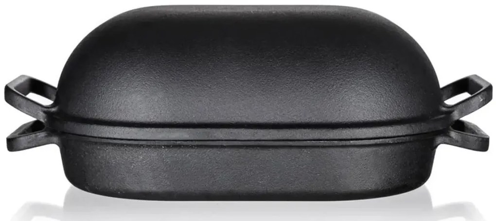 Podłużna żeliwna brytfanna 3 + 4L T2-E60