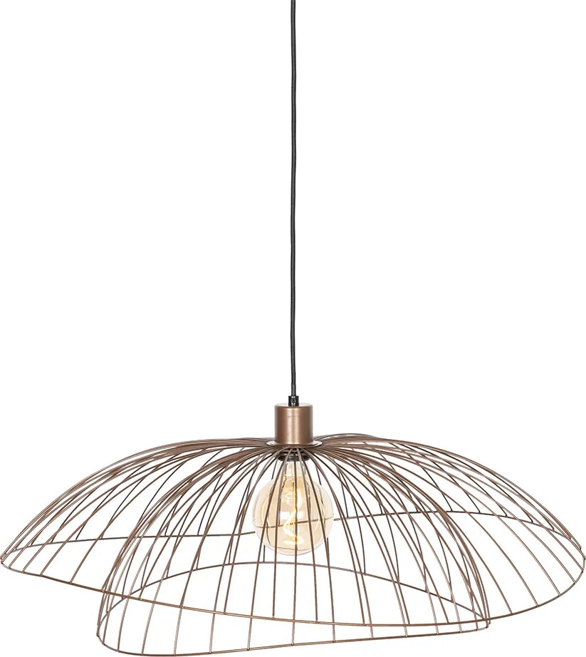 Designerska lampa wisząca brązowa 45 cm - Pua