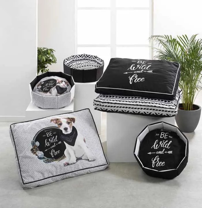 Legowisko dla psa i kota z wyjmowaną poduszką WILD, Ø 48 cm