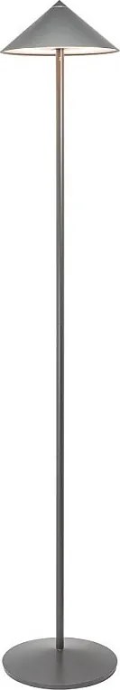 Zafferano Pina XXL – lampa podłogowa LED z akumulatorem 6W, IP65, dotykowy ściemniacz, magnetyczna głowica, do wnętrz i na zewnątrz, tytan