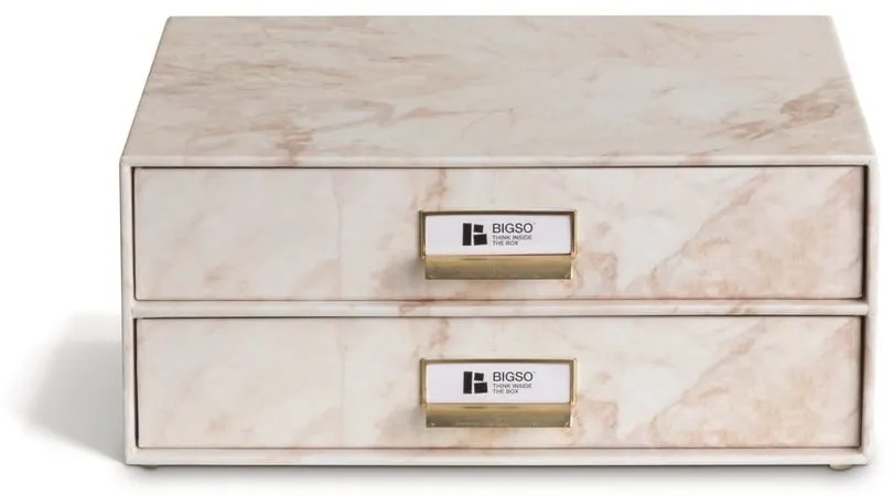 Kartonowy organizer z szufladką Birger Paper Laminate – Bigso