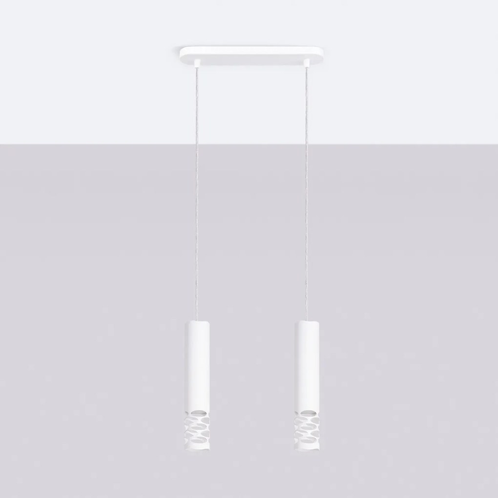 Lampa wisząca LIRO 2 biała SOLLUX LIGHTING