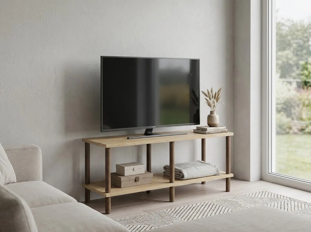 Stolik TV SOLE 90 cm, dąb sonoma