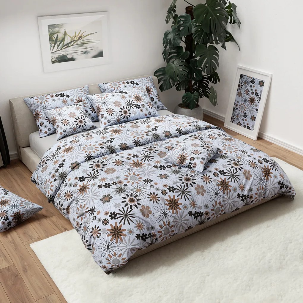 PrzytulneMieszkanie.pl PrzytulneMieszkanie.pl Bawełniana pościel KLEVIS biała Rozmiar pościeli: 2 szt 70 x 90 cm | 200 x 220 cm