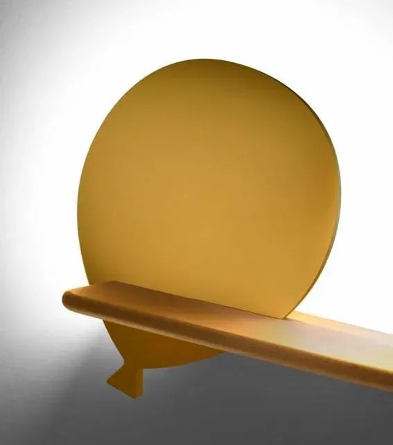 Żółty kinkiet ścienny w kształcie balonika L2-N95