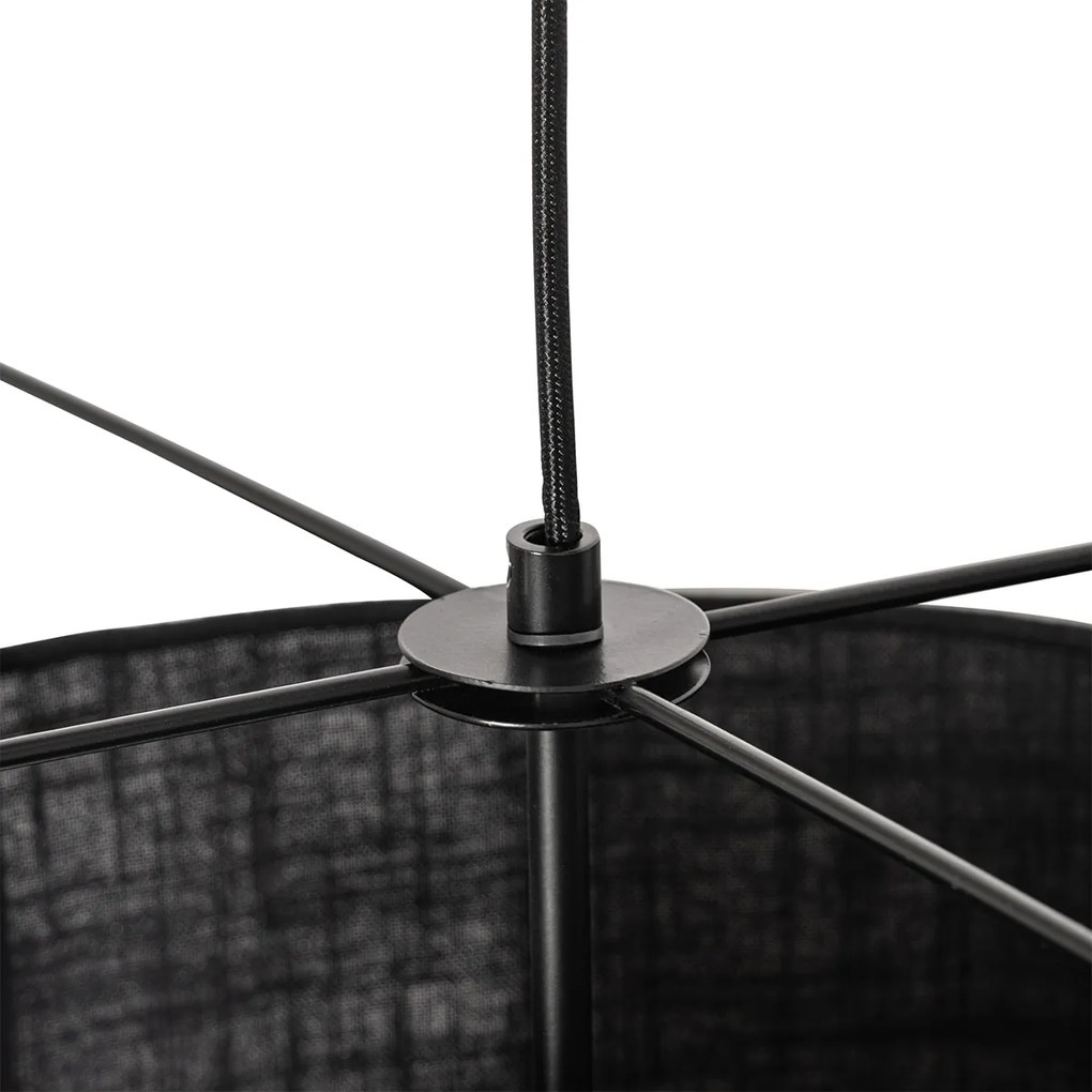 Designerska lampa wisząca czarna - Rich