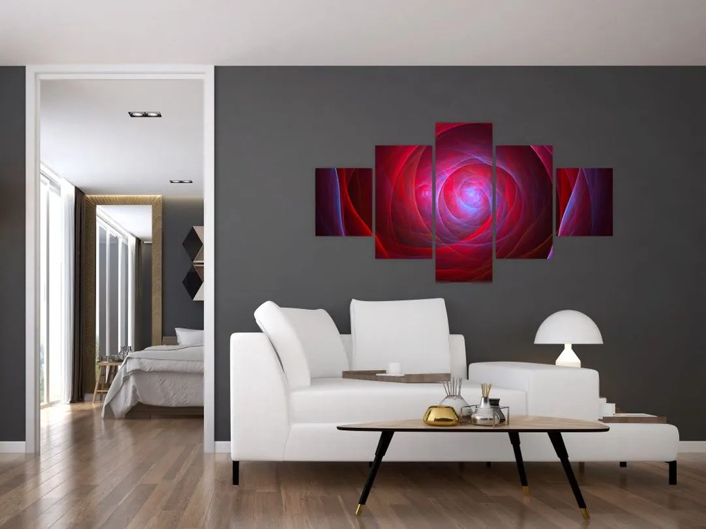 Abstrakcyjny obraz oczu (125x70 cm)