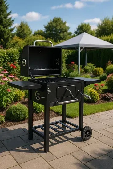Węglowy grill z pokrywką na kółkach K5-T99