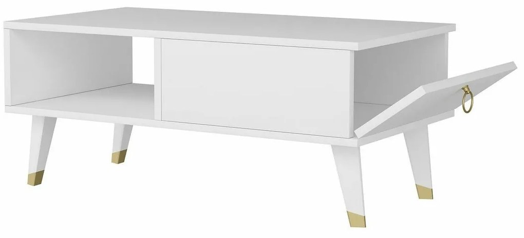 Stolik konferencyjny Delux White
