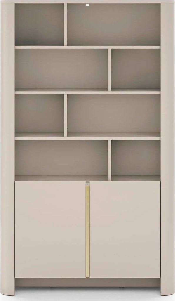 Kaszmirowy regał na książki z szafką P4-K05