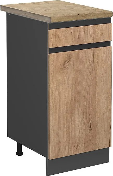 Szafka dolna do kuchni złoty dąb energetyczny 40x60x81.6 r-line