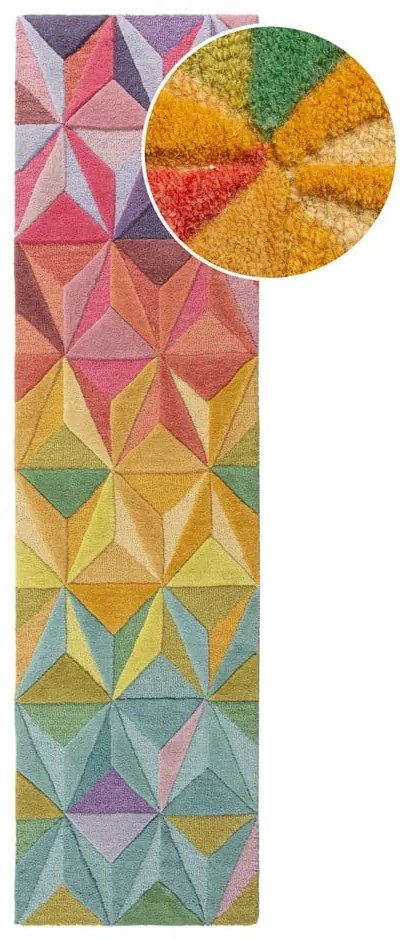 Wełniany chodnik 60x230 cm Reverie – Flair Rugs