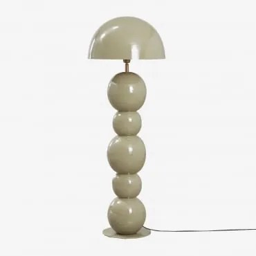Lampa Podłogowa Z Żelaza Boulia Salvia Zieleń & ↑115 Cm - Sklum