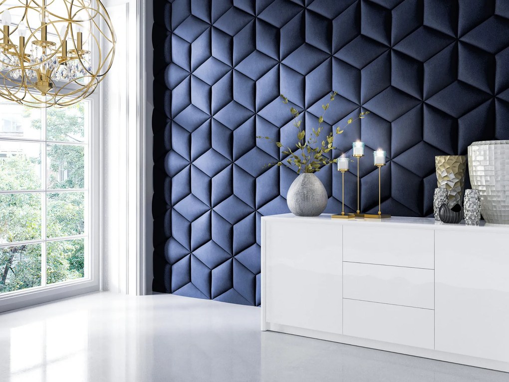 Panel Ścienny Tapicerowany - Romb L 23x40 cm