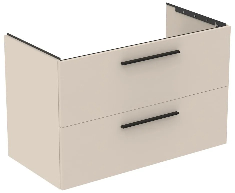 Kremowa wisząca szafka pod umywalkę 100x63 cm i.Life B – Ideal Standard