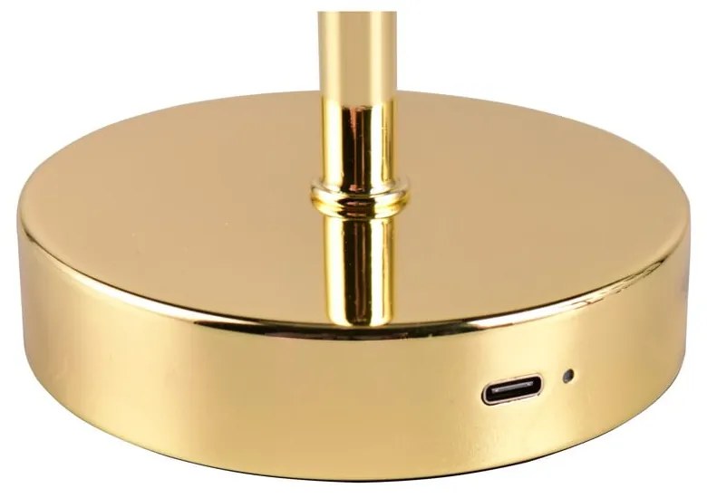 Lampa stołowa LED w kolorze złota ze ściemniaczem (wys. 30 cm) Jeff – Reality