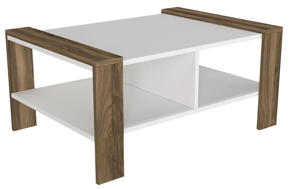 Stolik konferencyjny Erica White Walnut
