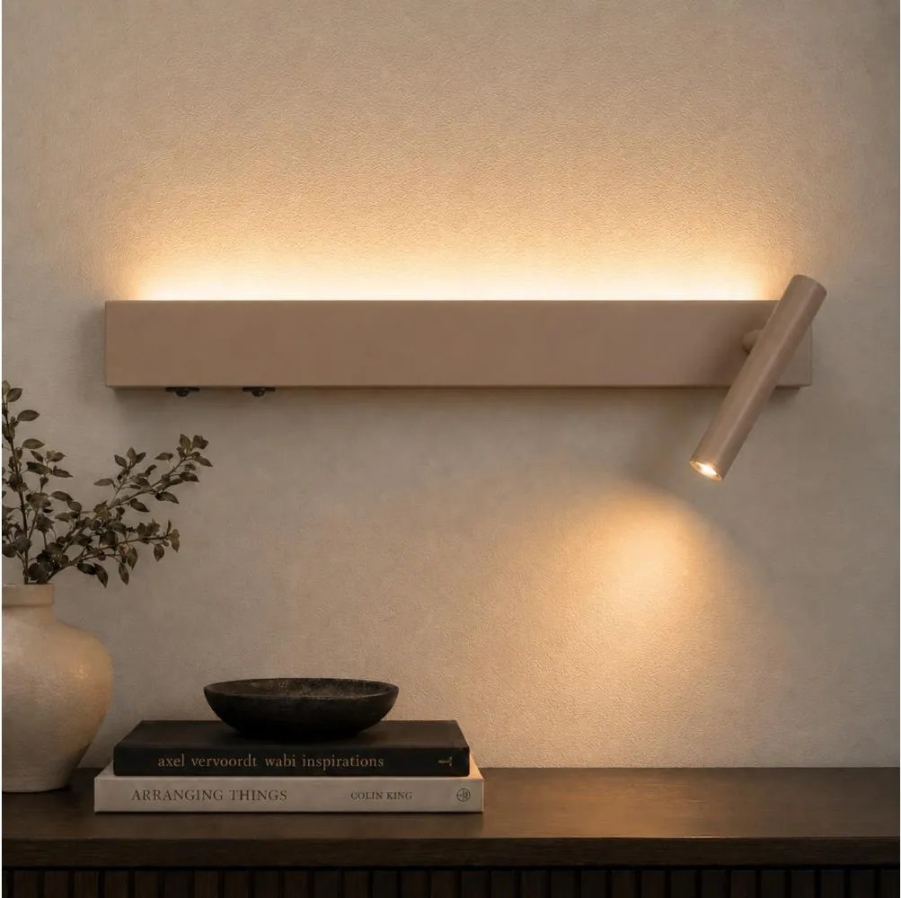 BRILAGI - Kinkiet punktowy LED ARLIX LED/3W/230V + LED/7W, beżowy, CRI 90
